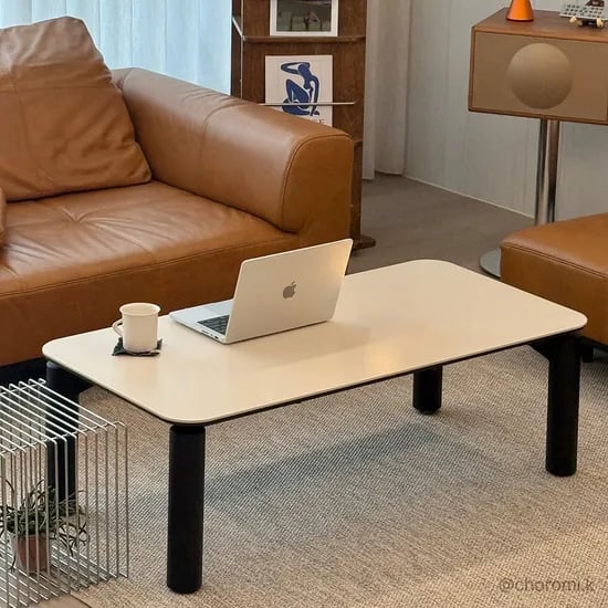 플로 좌식 포세린 세라믹 소파 거실 테이블 1200