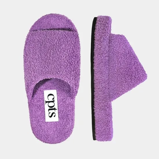 HODGEHOG TOWELING ROOMSHOES_PURPLE 테리 타월링 룸슈즈