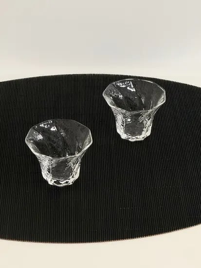 Ripple Glass mini Cup 소주잔 미니컵 소스볼 찻잔
