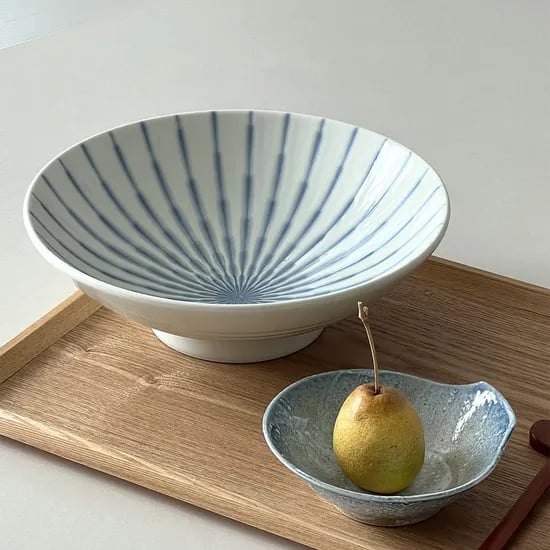 담음새가 좋은 1인 샐러드 면기세트 MADE IN JAPAN