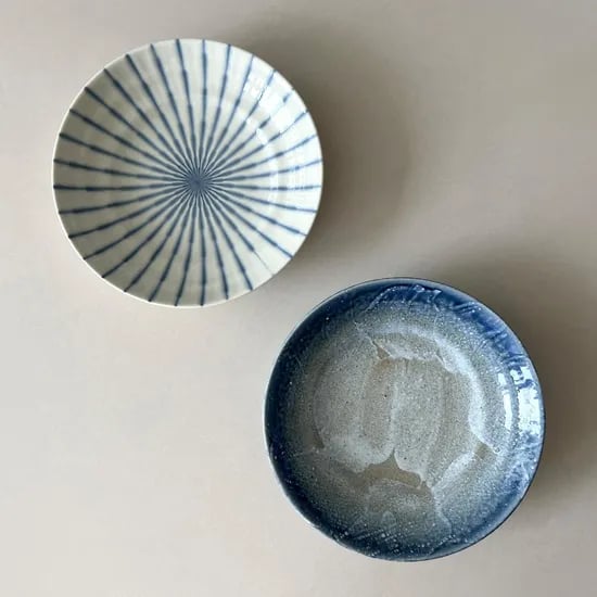 1+1 담음새가 좋은 깊고 큰접시 (2color) MADE IN JAPAN