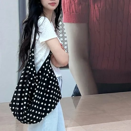 페이즐리 에코백 숄더백 가벼운 홑겹 73g 천가방