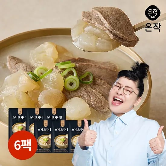 온작 스지 도가니탕 600g*6팩