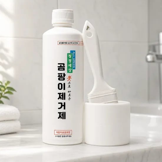 붓으로 바르는 곰팡이 제거제