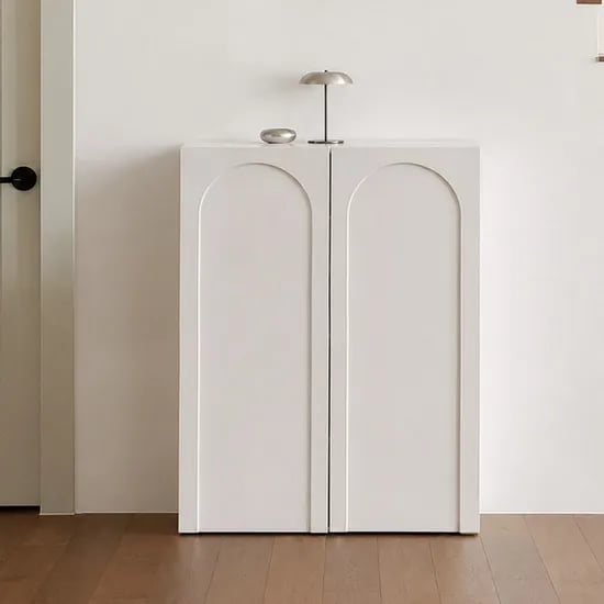 에디트 아치 디자인 키높은 800 다용도 슬림 수납장 E0등급