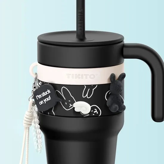 스위치 대용량 텀블러 버니 앤 크림 에디션 650ml, 블랙 + 아이보리