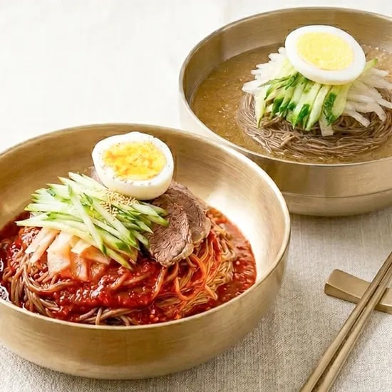 개별포장 도토리 물냉면 10인분 (도토리냉면 200g 10개 + 냉면 육수 10봉) 외