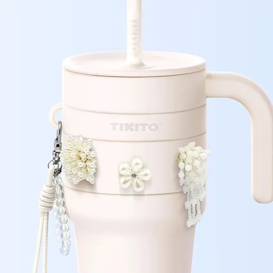 스위치 대용량 텀블러 스노우 플라워 에디션 650ml, 아이보리