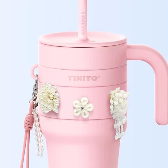 스위치 대용량 텀블러 스노우 플라워 에디션 650ml, 핑크