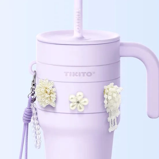 스위치 대용량 텀블러 스노우 플라워 에디션 650ml, 라벤더
