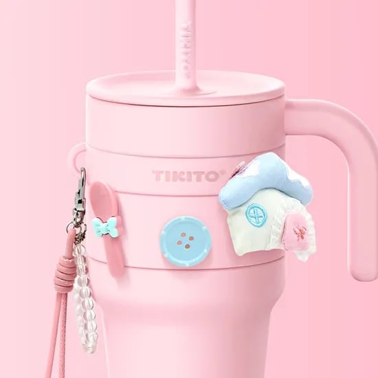 스위치 대용량 텀블러 코지 하우스 에디션 650ml, 핑크