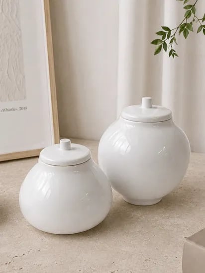 액운을 막고 행운을 담는 달항아리 소금단지 반달 보름달 70,000원