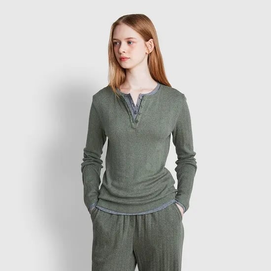 여 포인텔 헨리넥 라운지 티셔츠 (3 sizes)(3 colors)