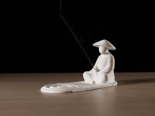 nobody 세월 낚는 사람 인센스홀더 오브제 장식품