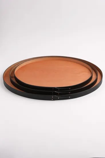 원목 셰이커박스 타원 트레이 Shaker Oval Tray 블랙