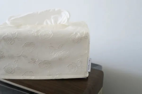 rose dance tissue case (cream) 티슈케이스 휴지케이스 휴지커버