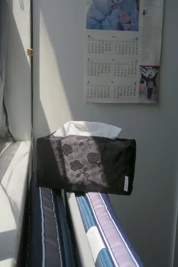 rose dance tissue case (black) 티슈케이스 휴지케이스 휴지커버