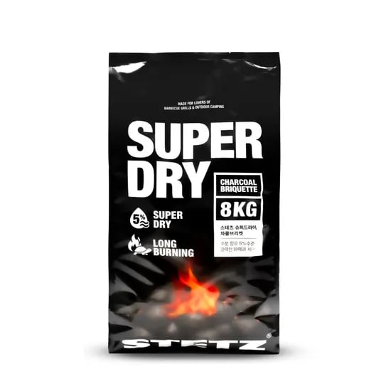 슈퍼 드라이 차콜 브리켓 바베큐숯 캠핑 코코넛숯 8kg