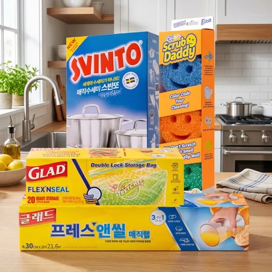 매직랩(일반형) + 매직백 + 스빈또 100g + 스크럽대디 3개입