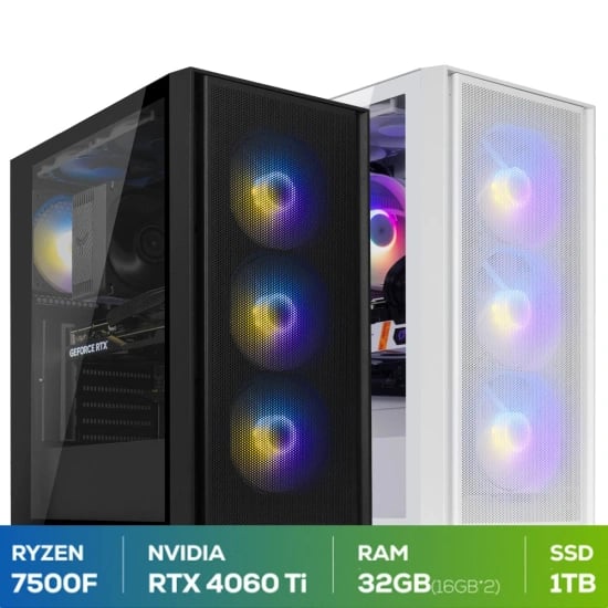 라이젠5 7500F_RTX4060TI 8GB 컴퓨터본체 (ULTRA GAMING F5 G6TI) AMD (968.298원/무배)