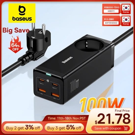 제우스랩 16인치 휴대용모니터($72.39/무료) | UGREEN 25000mAh 145W 보조배터리($35.95/무료) 200W Nexode($52.38/무료) | Baseus 100W 데스크탑 충전기($21.78/무료) | Anker 735 보조배터리+무선충전스테이션($84.51/무료) | UGREEN 200W 충전기($48.42/무료)2