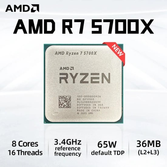 AMD R7 5700X3D($105) 9600X($131) 5700X($81)
