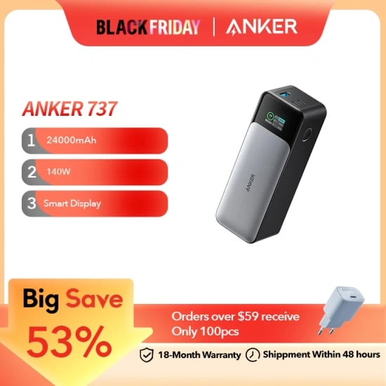 Anker 휴대용 고속 충전 예비 배터리 (124,844원/무료)