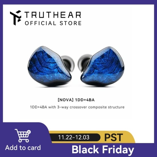 Truthear NOVA 1 다이나믹 4 무선 이어폰 (130,025원/무배)