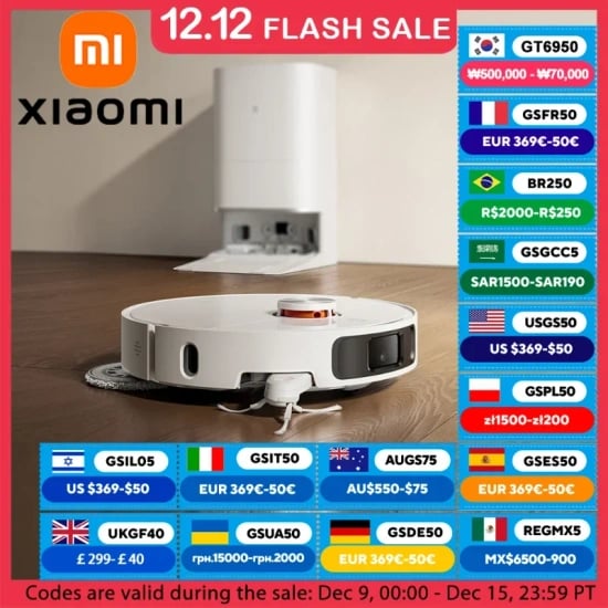 샤오미 미지아 M40 로봇 진공 청소기($403/무배)