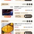 한성컴퓨터 GK787SE 8K 키보드 (39,950원/무료),비락식혜 제로 24캔 (6,600원/무료),농협 안심 한우 꽃등심 300G (1,000원/무료), 마렌비 물티슈 100매 10팩 55평량 (1,000원/무료), 제스프리 제주골드키위 1KG (5,925원/무료), 골드 망고 2KG 4~6과 (1,000원/무료) 등