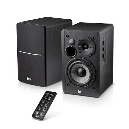 브리츠 2채널 Hi-Fi 블루투스 북쉘프 스피커(53,120/로켓무료)