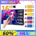 HGFRTEE 16인치 터치 휴대용 모니터($61.57), 멀티디바이스 무선 5.0($13.34), 여행용케리어($44.71)
