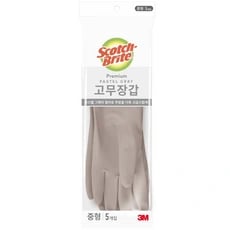 스카치브라이트 프리미엄 고무장갑 5켤레 (8,990/와우무료)13