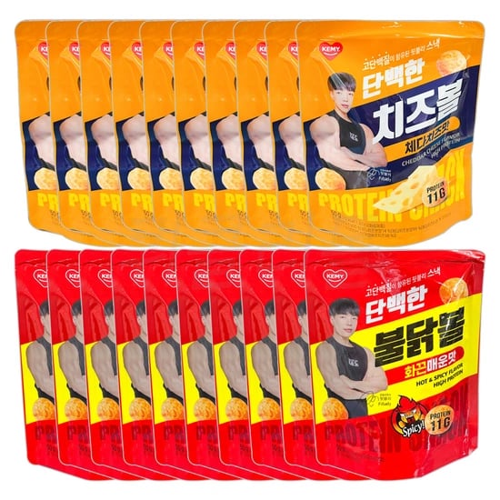 핏블리 고단백질 치즈볼/불닭볼 50gx10개 2종 택1 (19,900원/무료)4