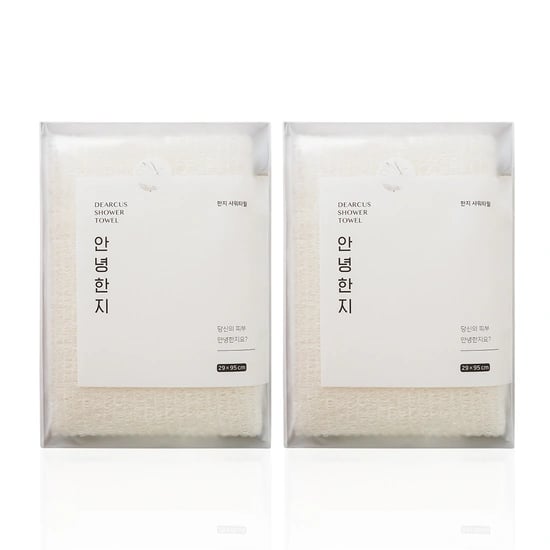 디어커스 안녕한지 저자극 샤워타월 1+1 (총 2개입) (9,900원/무배)2