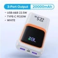 QOOVI 20000mAh 보조배터리 PD 22.5W ($8.66/무료)
