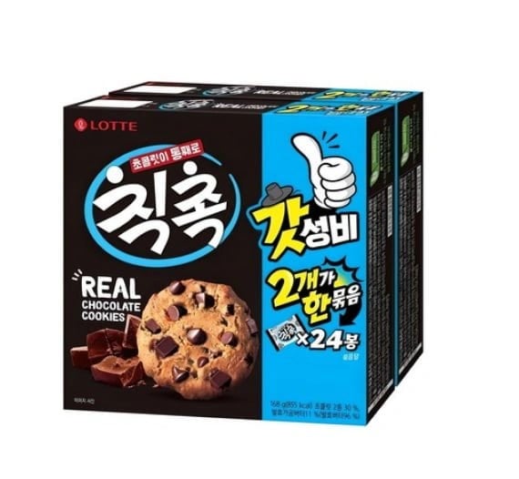 롯데웰푸드 칙촉, 168g, 2개 (3,640원/와우무료)10
