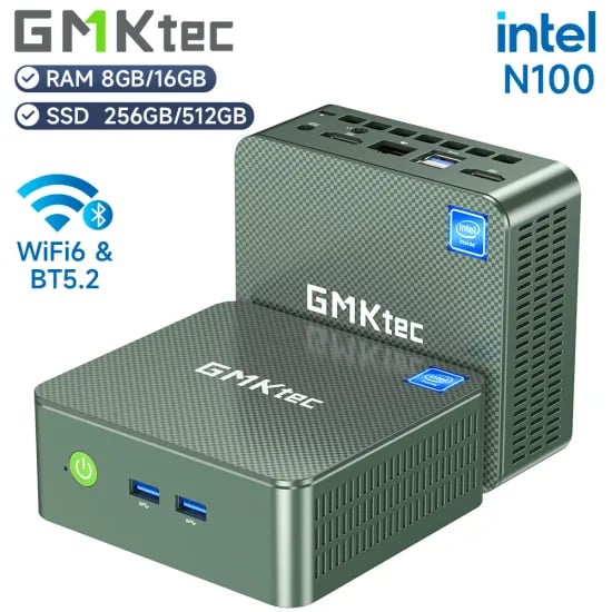 GMKtec 미니 PC 인텔 알더 레이크 N100($70.71)/AMD R7-8845HS($200.32)/무료