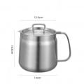 스테인리스 스틸 키친 오일 스토리지 포트 1.5L (11,210원/무료)7