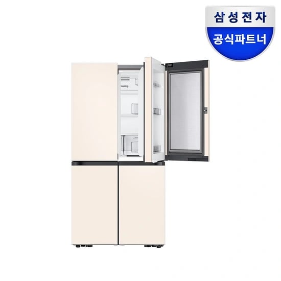 삼성전자 비스포크 4도어 RF90DG91114E 매트 크리미 베이지 902L 1등급 푸드쇼케이스 902L (1,499,000원/무료)