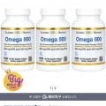 CGN 오메가3 800 피쉬오일 EPA/DHA 80% 90정 3통 해외직구 (65,190원/무료)1