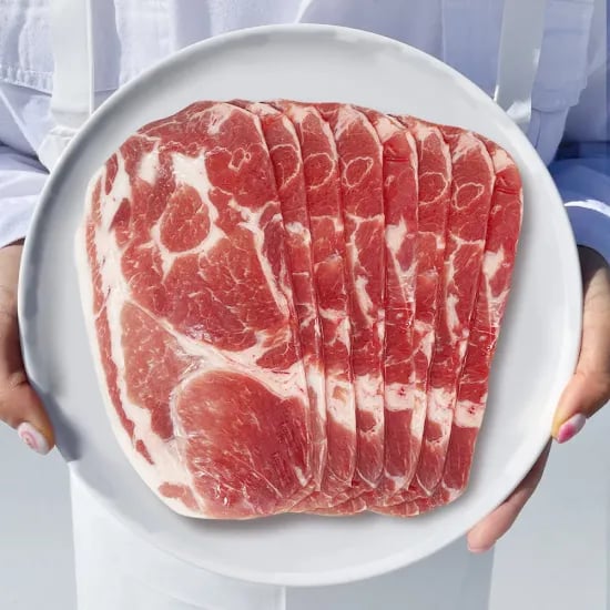한우 우삼겹 1kg(13,289원) 무항생제 한돈 통앞다리살 600g(9,956원/무료) 등