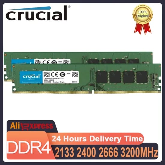 Crucial DDR4 16G $21.28/KINSCOTER 캠핑 팬 $18.49