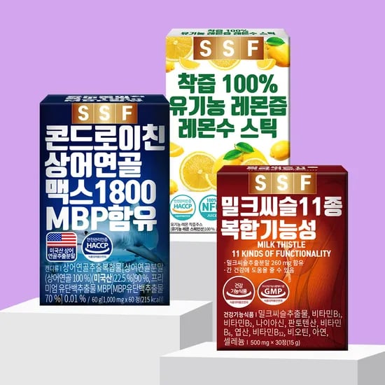 순수식품 레몬즙 콘드로이친 밀크씨슬 등 (5,900원 / 무료)