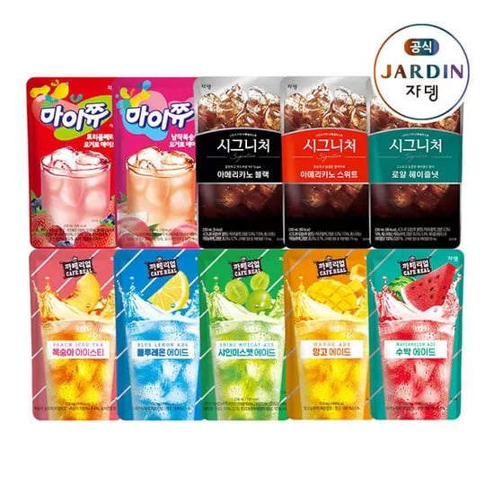 쟈뎅 편의점 파우치 음료 230ml x 20개 (9,620원/무료)1