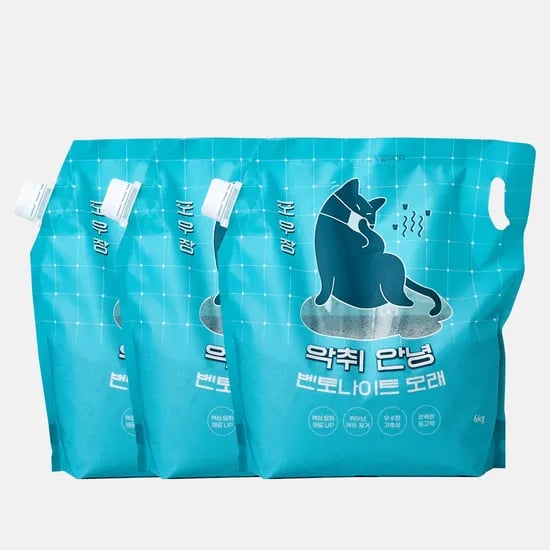 포우장 고양이 모래 벤토나이트 6kg (개당 8200원/무배)