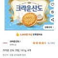 ] 크라운 산도 크림, 161g, 4개 (5,800원/무배)25
