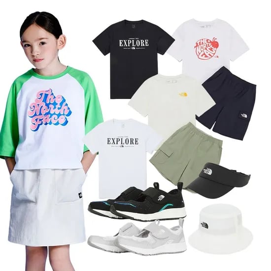 노스페이스 키즈 24~25SS 티셔츠 반바지 모자 신발 (20,700원~/무료)