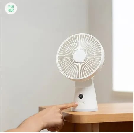 ]1+1 에어돔 탁상용 선풍기 5단풍속조절 BLDC 3600mAh(29,900원/무료)16