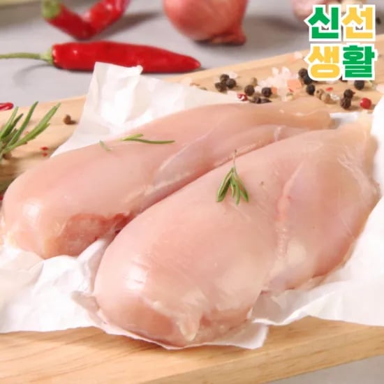 100% 국내산 닭가슴살 3kg(1kg씩 개별포장) (15,120원/무료)